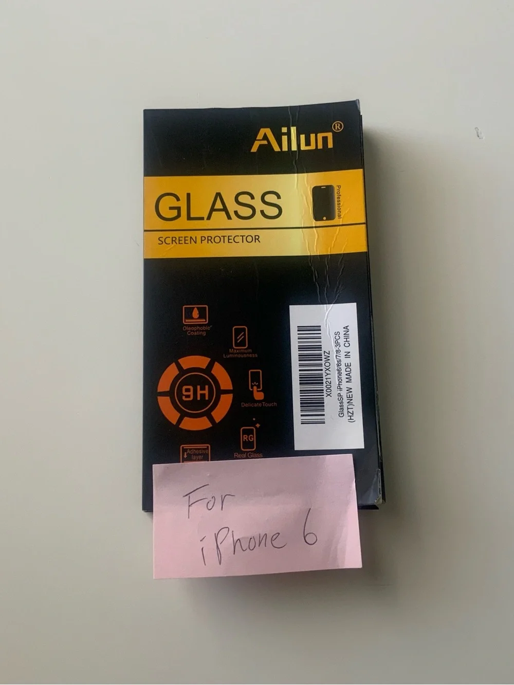 AILUN Apple iPhone GLASS SCREEN PROTECTOR fits iPhone 6 6s